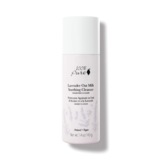 100% Pure Lavender Oat Milk Soothing Cleanser - 40 gr
