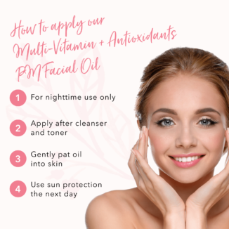 100% Pure Multi-Vitamin + Antioxidants PM Facial Oil -30 ml