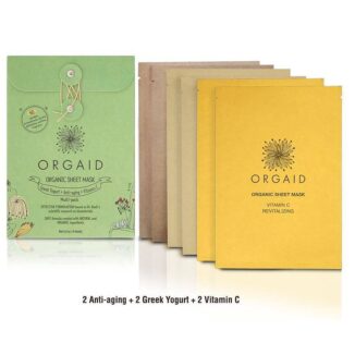ORGAID Organic Sheet Mask Multi-pack (6 stk. / 2 av hver)