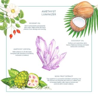 KORA Organics Amethyst Quartz Luminizer - 6 gr