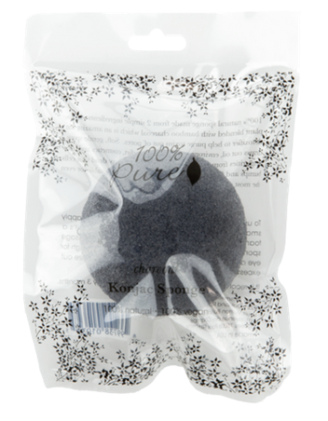 100% Pure Konjac Sponge: Charcoal - 200 gr