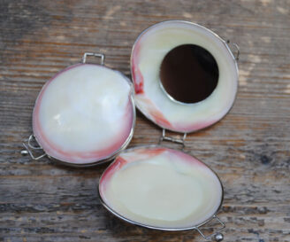 Organic Island Shell Lip Balm White Frangipani 