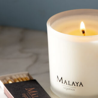 Malaya Organics Aromatherapy Candle Moroccan Rose - 283 gr