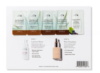Fruit Pigmented® Full Coverage Water Foundation: SAMPLE PACKAGE - Dark/Deep 