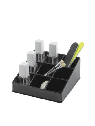 Cosmetic Organizer Lipstick Holder - svart 