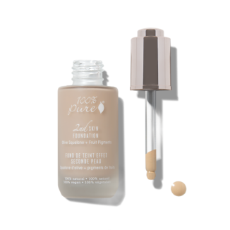100% Pure 2nd Skin Foundation: Shade #4 - 35 ml 