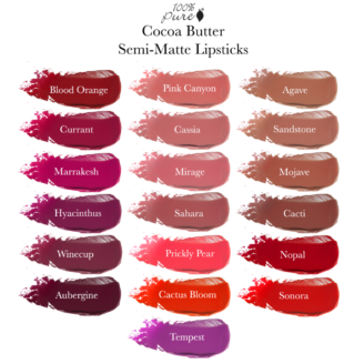 100% Pure Cocoa Butter Matte Lipstick Cassia -4,5 gr