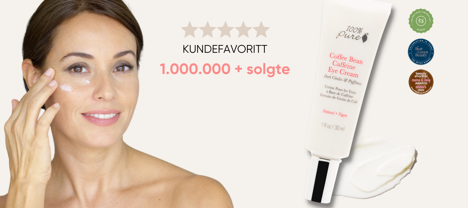 coffee bean eye cream fra 100% Pure