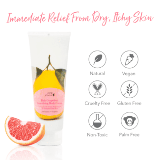 100% Pure Pink Grapefruit body cream