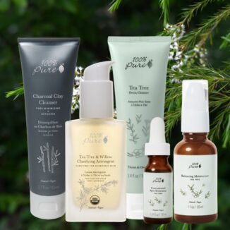 Starterkit for hudpleie for kviser og uren hud, 100% Pure. Det du trenger for å fet hud også