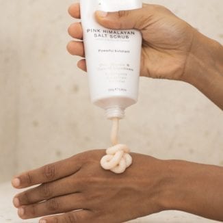 Eco By Sonya Pink Himalayan Salt Scrub hands and scrub