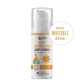 Wooden spoon Invisible sink spf 30