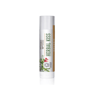 Herbal kiss lip balm - wooden spoon
