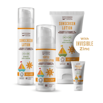 Alternative view of Wooden Spoon Organic Sunscreen Lotion Baby & Family SPF 30 - invisible zinc - 150 m