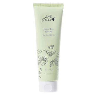 Naturlig solkrem med grønn te og SPF 30. Beskytter, fukter og pleier med sink, aloe vera og antioksidanter. Vegansk og korallvennlig.