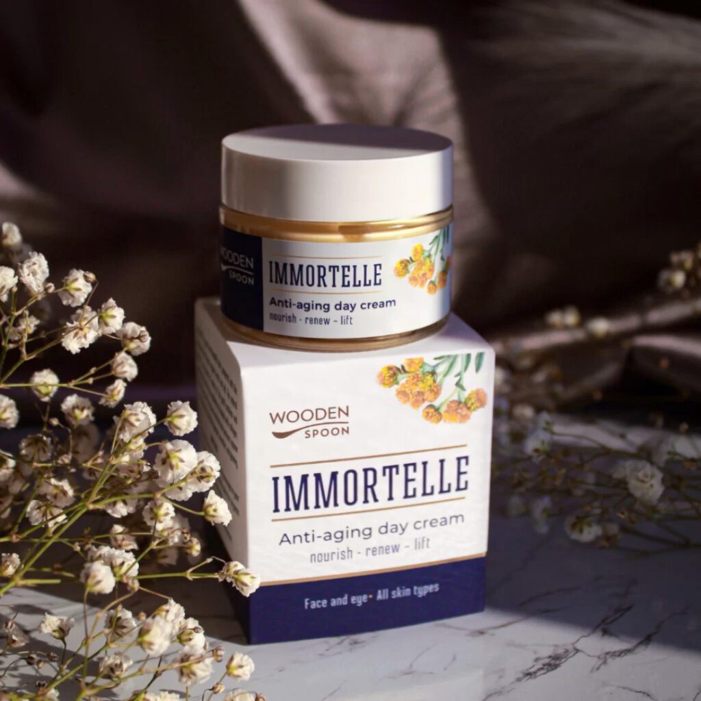wooden spoon immortelle anti age day cream
