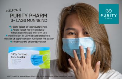 Bruk munnbind - beskytt deg