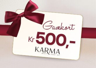 Gavekort på karma.no 500 kroner