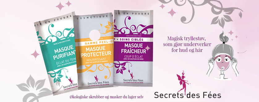 Secrets des Fées - Økologiske skrubber og masker du lager selv