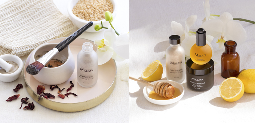 Malaya Organics luksuriøs hud og kroppspleie