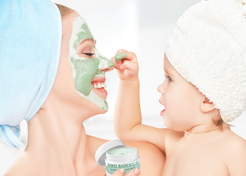 Kos deg med en ansiktsmaske