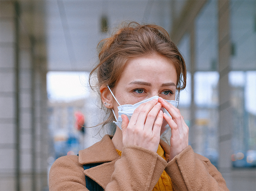 Tar du deg mye i ansiktet, blir du varm og svett under masken