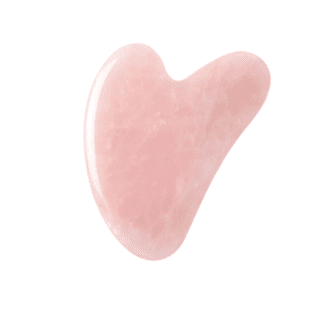 Ecolife Rose Quart Heart Gua Sha