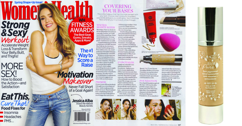 100% Pure tinted moisturizer womens health