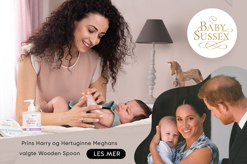 Baby sussex harry og meghan valgte wooden spoon