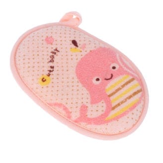 Rosa badesvamp for babyer