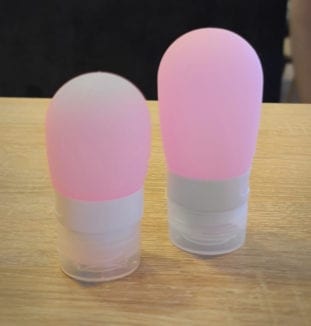 Refill travel kit tuber rosa