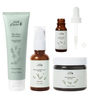 hudpleiepakke tea tree detox 4 stegs rutine