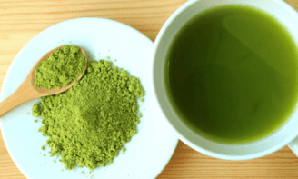 Matcha green tea for huden din