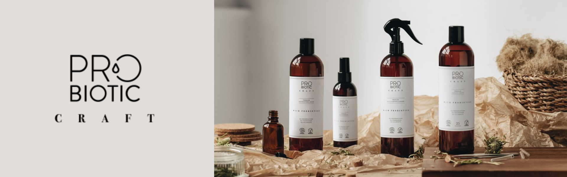 Probiotic Craft naturlige vaskemidler