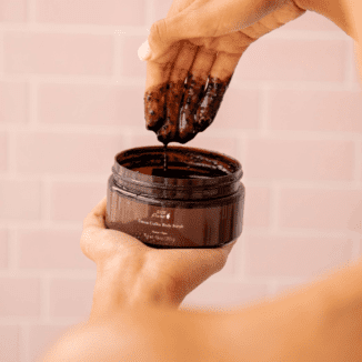 Cacao coffee scrub fra 100% Pure