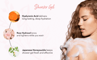 cocnut shower gel fra 100% Pure