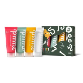 Nuud naturlig deodoranter family pack 4 stykker i pakke med ulike farger.