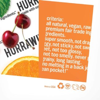 Hurraw naturlig lip balm økologisk vegansk leppeomade