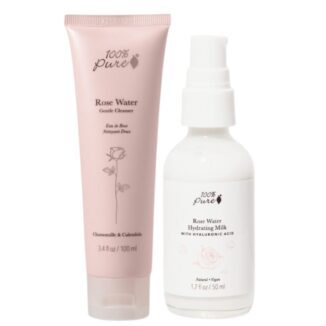 hudpleiepakke rose water og rose face cream