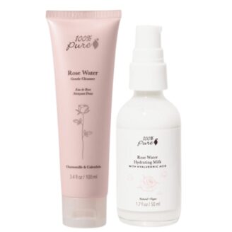 hudpleiepakke rose water og rose face cream