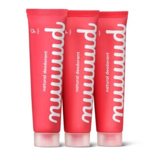 Nuud wholelotofnuud 3 pack med nuud naturlige veganske deodoranter. med microsølv