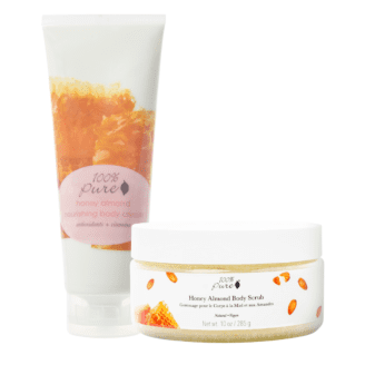 Hudpleiepakke 100% Pure Body Scrub og Shower Gel DUO