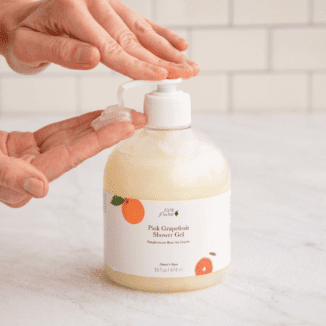 100% Pure shower gel pink grapefruit