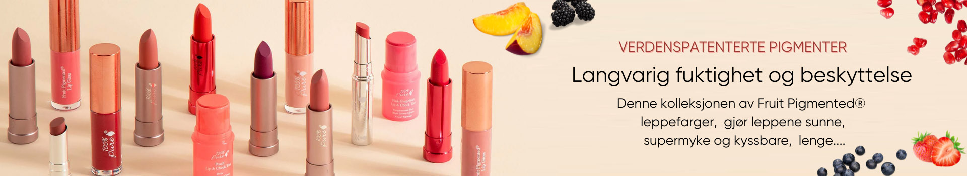 frukt pigmenterte makeup