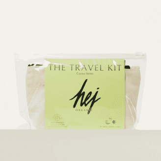 Alternative view of Hej Organic Travel Kit — Face Tonic, Lip Balm, Ghassoul Mask and Face Cream + Toalettmappe