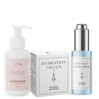 Startpakke Wooden Spoon & 100% Pure for tørr og dehydrert hud