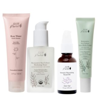 hudpleiepakke 100% pure for normal sensitiv og tørr hud