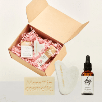 Hej Organic Skin Love Box + Gua Sha