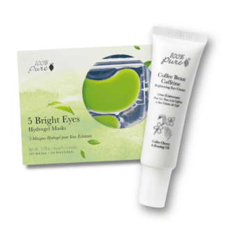 Perfekt kombo bright eyes maske og coffee bean eye cream to bestselgere fra 100% Pure