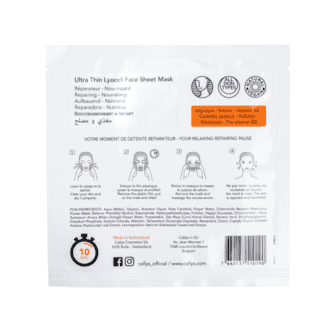 Callys DREAM OF THE PRAIRIES SHEET MASKreparerende og næringsrik ansiktmaske anti age og motvirker pigmenter